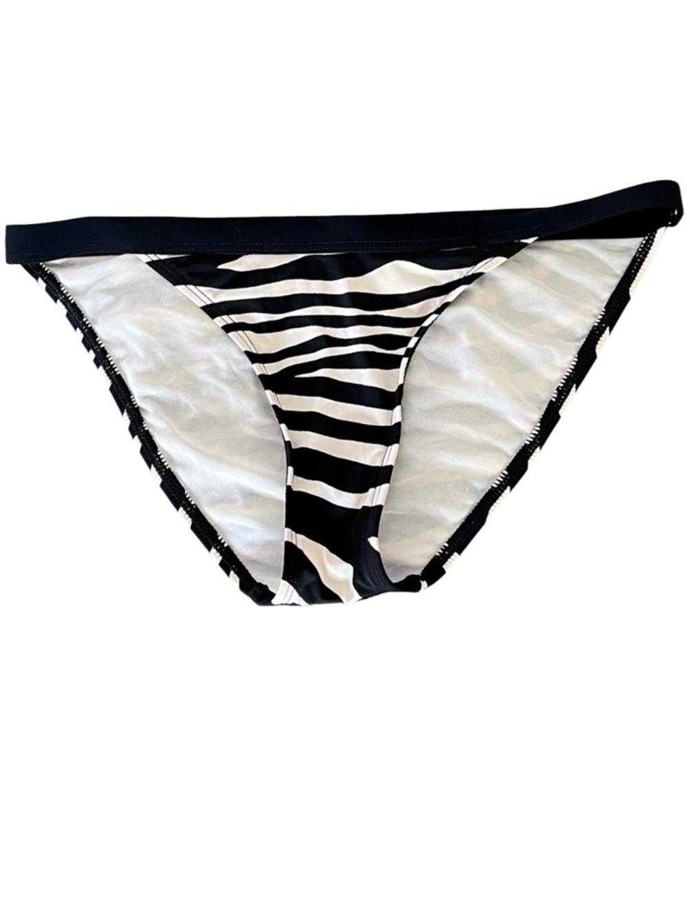 MICHAEL Michael Kors Black Cream Animal Print Moderate Coverage Bikini Bottoms 4
